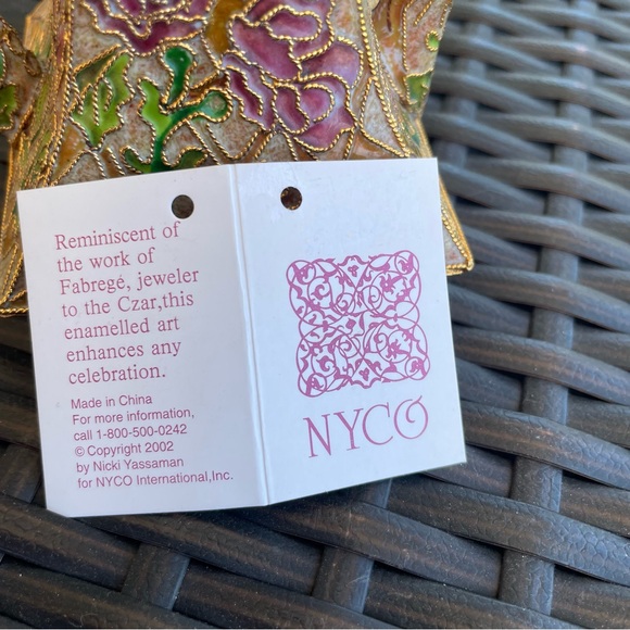 NYCO Cloisonne Enamel Teapot - Picture 11 of 11